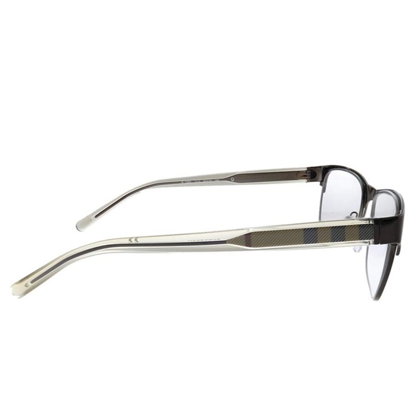 BURBERRY Brushed Brown Metal Rectangle Eyeglasses - Picture 4 of 14